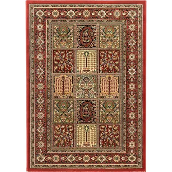 Koberec Breno Kusový koberec SOLID 12/CVC, 80x150 cm, Vícebarevné/Červená