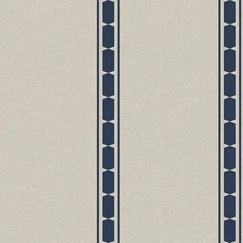 Tapeta Cristiana Masi by Parato Vliesová tapeta na zeď, modrá, pruhy, 39037, Arché, Cristiana Masi by Parato, velikost 10,05 x 0,53 m
