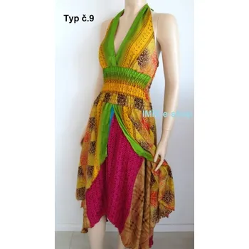 Dámské šaty Hedvábné dlouhé letní šaty Typ č.09