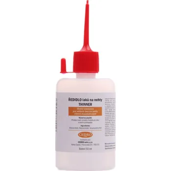 Přípravek na nehty CEDRO sole Thinner ředidlo laků na nehty 50 ml