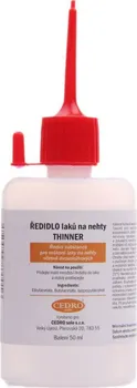 CEDRO sole Thinner ředidlo laků na nehty 50 ml