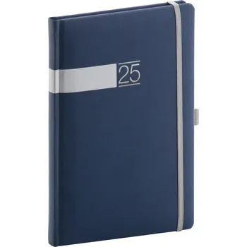 Diář Presco Group A5 Týdenní 2025 modro-stříbrný