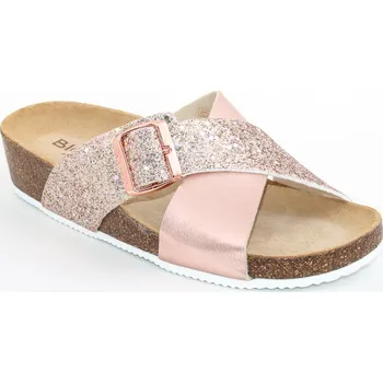 Dámské pantofle Bio Bio 77574 dámské pantofle na klínu rosso pink Barva: Růžová, Velikost: 38