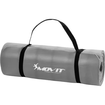 podložka na cvičení Podložka na jógu a cvičení, tloušťka 15 mm, šedá