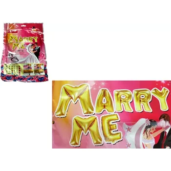 Balónek InnoVibe Zlaté balónky Marry me