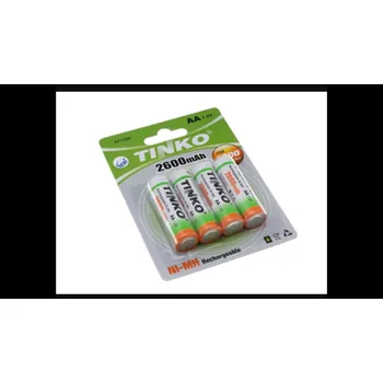 Článková baterie Tinko - Nabíjecí baterie 4.Ks , 1.2.V NI-MH - 20241280