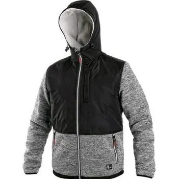 pracovní bunda Bunda zateplená CXS CARSON, šedo černá, vel. L, CANIS
