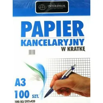 Papír pro tiskárny Čtvercový kancelářský papír Interprint A3/100 listů