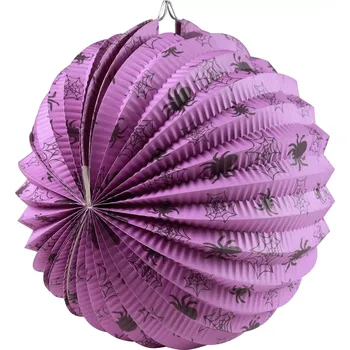 Party dekorace Lampion Halloween pavouci 25 cm