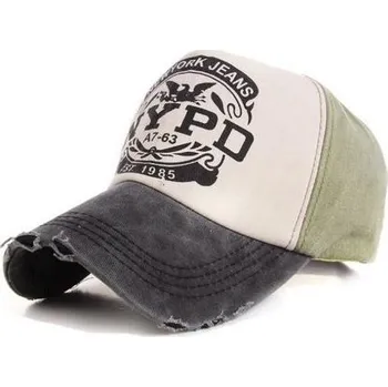 Kšiltovka ANG-E kšiltovka s nápisem NYPD -khaki Ang-e N-NYPD253