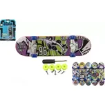 Teddies Skateboard prstový šroubovací plast 9cm s doplňky mix barev