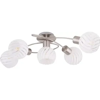 Globo 54025-5 WILLY - Stropní moderní lustr, včetně LED žárovek (Stropní lustr se zakroucenými rameny)