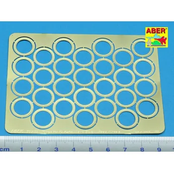 Cizojazyčná kniha Aber Models 1/35 Rings between road wheels for Pz.III and Stug.III