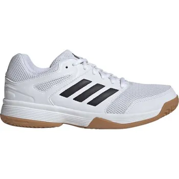 Dámská sálová obuv Dámská volejbalová obuv adidas SPEEDCOURT W 8 Bílá, Černá, Béžová