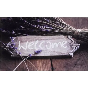 Rohožka Vstupní rohož FLOMA Gallery Welcome Straw - délka 45 cm, šířka 75 cm, výška 0,6 cm (81715938) FLOMAT