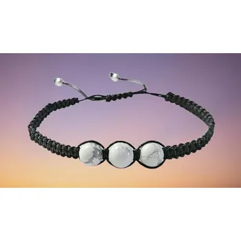 Náramek Magnezitový náramek shamballa