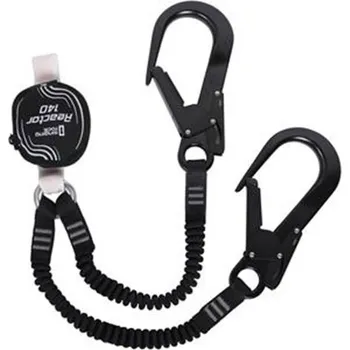 Úvazek Singing Rock REACTOR 140 FLEX - Párací tlumič pádu s pružnými lanyardy "Y" + 2x háková karabina