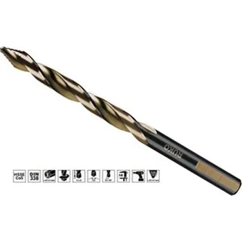 Vrták Ruko 259095E - Vrták do kovu pr. 9,5 mm délka 125/81 mm válcová stopka, středně dlouhý ULTIMATECUT FLOWSTEP® HSSE-Co 5