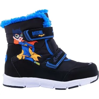 Dívčí zimní obuv Dětská zimní obuv Warner Bros CHILLIN VELCRO BATGIRL 28 Černá, Modrá, Mix, Bílá