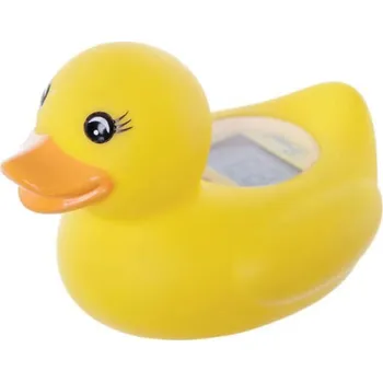 Kuchyňský teploměr DREAMBABY Digitální teploměr na vodu - Duck 7x13x21 žlutá