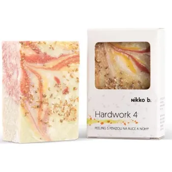 Mýdlo Nikko b. Hardwork 4 - pemzový peeling na nohy a ruce