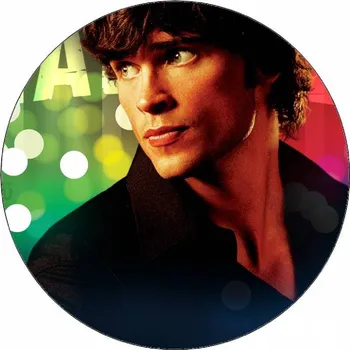 Jedlá dekorace na dort Jedlý papír Smallvile Superman 19,5 cm