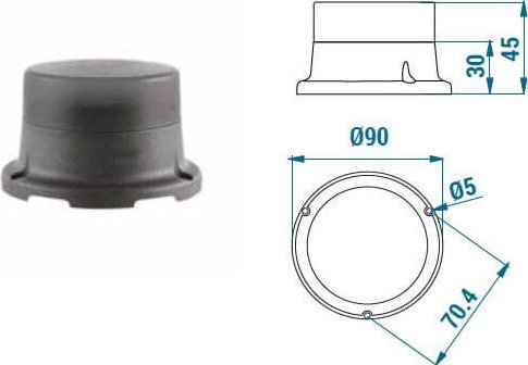 Elektronická siréna Mini 85-105 dB TERMES0700