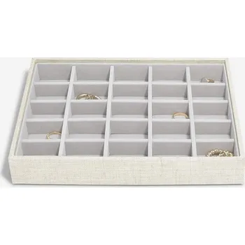 Šperkovnice Stackers, Box na malé šperky Oatmeal & Linen Classic Trinket Drawer | krémová 76383