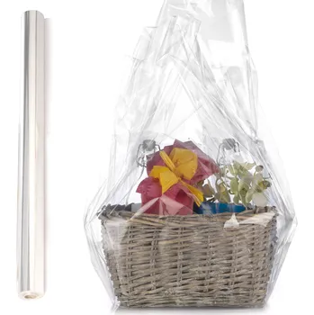 Svatební dekorace Celofan role 0,7x2 m