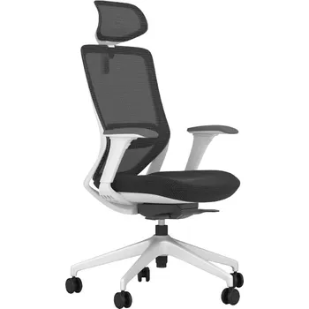 Mercury Kancelářská židle SWIFT šedý plast, tmavě šedá látka