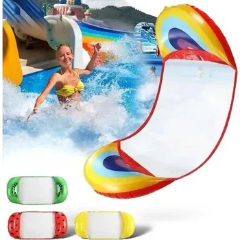 Hračka pro nejmenší Nafukovací lehátko se sítí čtyři druhy 140 x 60cm Typ: Citron