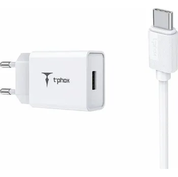 T-Phox Mini-EU nabíječka 1x USB-A 2,4A