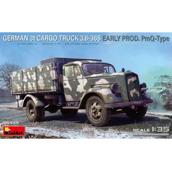 Plastikový model 1:35 German 3t Cargo Truck 3,6-36S Early PmQ-Type