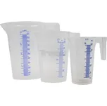 Triumf 100-07190 - Sada výlevek, odměrek, caraff plastových objem 250, 500, 1000 ml