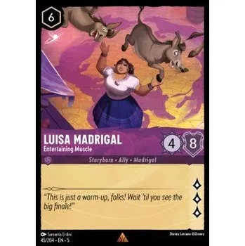 Sběratelská karetní hra Lorcana SSK 045/204 Luisa Madrigal - Entertaining Muscle - Shimmering Skies Stav: Near Mint, Verze: NORMAL