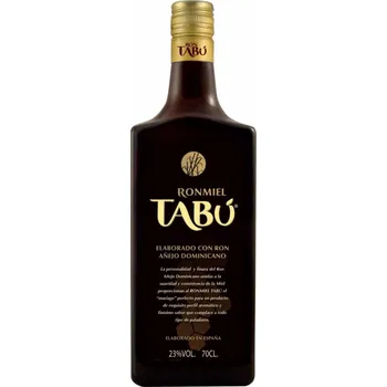 Rum Ron Tabú Anejo Miel 23% 0,7 l (holá láhev)