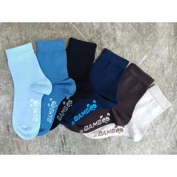 TREPON BOBIK - chlapecké ponožky z bambusové viskózy Barva: Tmavě modrá, Velikost: 24-27