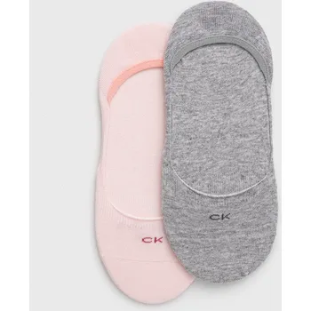 Pánská móda Ponožky Calvin Klein (2-pack) 701218767.NOS růžová 30X, vel. 39/42