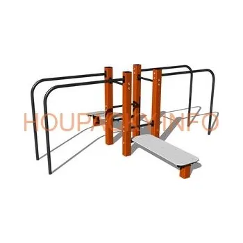 Dětský domeček Street workoutová sestava WS027OD - oranžová