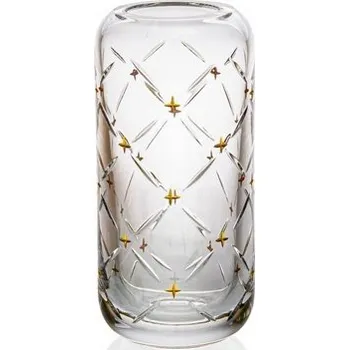 Váza Křišťálová váza se zlatem, STARS Gold Crystal, 20,5 cm