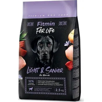 Krmivo pro psa Fitmin dog For Life Light & Senior Váha balení: 2,5kg