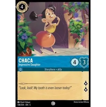 Karetní hra Lorcana SSK 138/204 Chaca - Impressive Daughter - Shimmering Skies Stav: Near Mint, Verze: HOLO