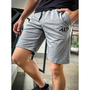 Pánské kraťasy Pánské stylové letní kraťasy TOMMY LIFE šedé, VELIKOST 2XL