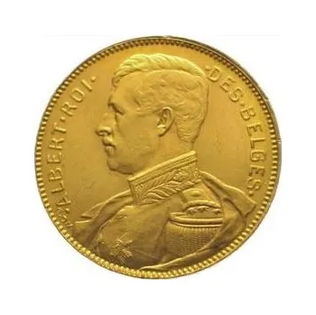 20 franků zlatá mince Belgien Albert