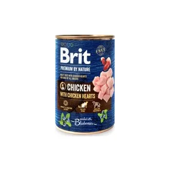 Krmivo pro psa Brit Premium Dog by Nature konz Chicken&Hearts 400g