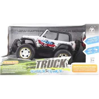 RC model auta Bílé terénní auto na dálkové ovládání 1:16