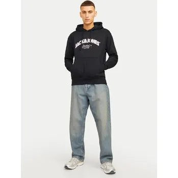 Pánská mikina Jack & Jones Mikina Bronx 12262919 Černá Regular Fit L