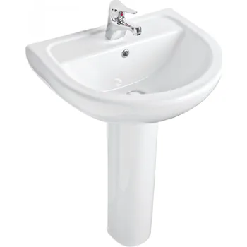 Umyvadlo Nástěnné umyvadlo COMPACT 55 - Bez, Bez sloupu (OLKGKO04LVB01) HOPA