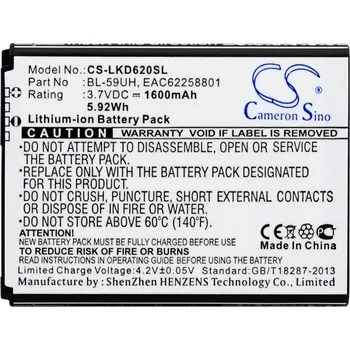 Baterie Cameron Sino CS-LKD620SL pro LG D620J - neoriginální