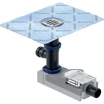 Odvodňovací žlab Geberit sprchová podlahová vpusť s přívodem, d=50 mm (154.059.00.1)